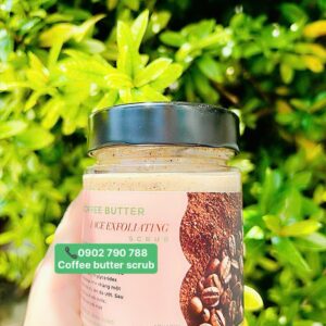 Bơ cà phê tẩy tế bào chết da mặt