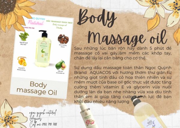 Dầu massage toàn thân Relaxing - Ảnh 2