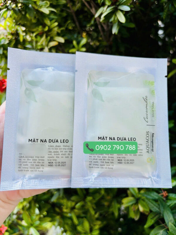 Mặt nạ dưa leo dạng miếng