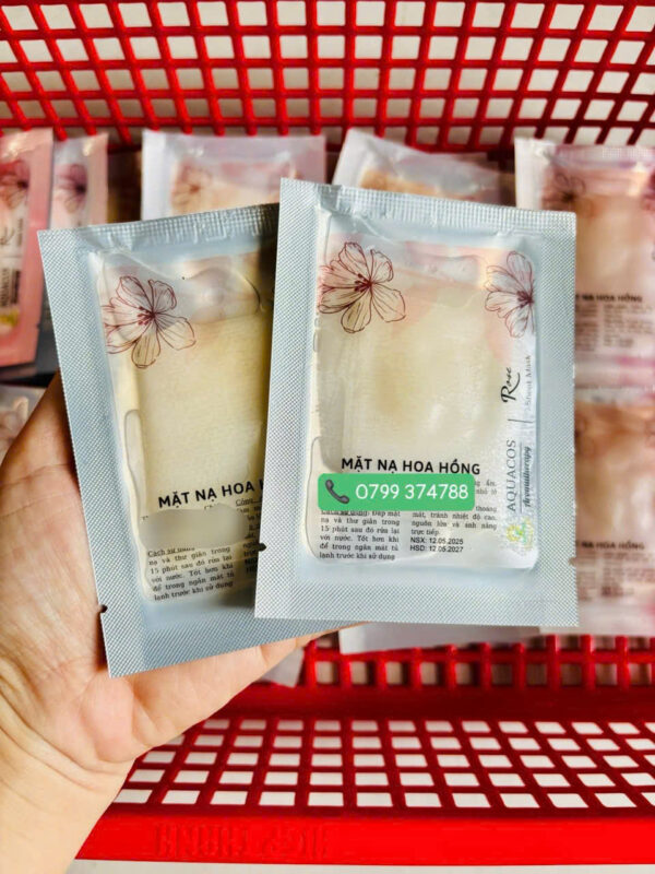 Mặt nạ hoa hồng dạng miếng - Ảnh 2
