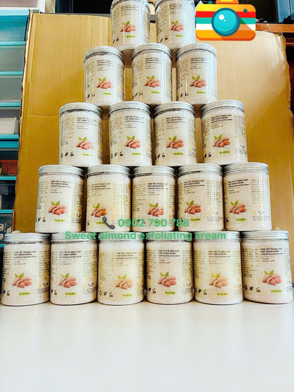 Kem hạnh nhân tẩy tế bào chết toàn thân - Ảnh 2