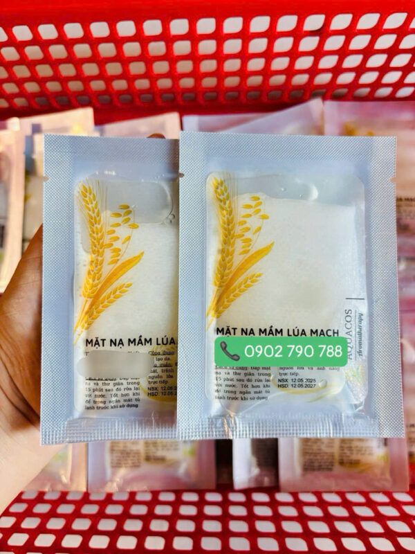 Mặt nạ lúa mạch dạng miếng - Ảnh 2