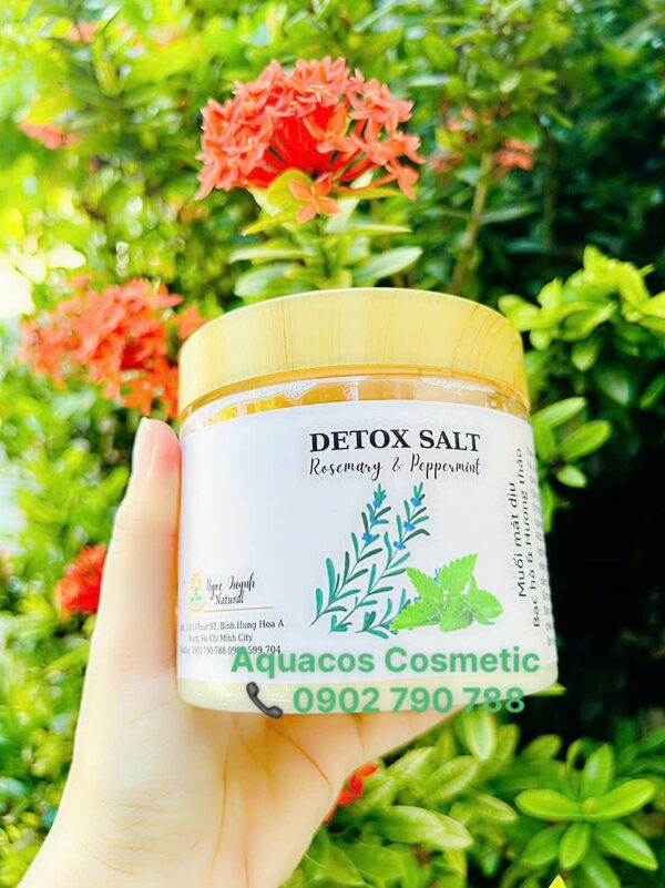Muối hương thảo mát dịu tẩy tế bào chết dành cho tóc và da đầu Aquacos