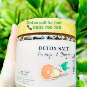 Muối cam gừng tẩy tế bào chết dành cho tóc và da đầu Aquacos
