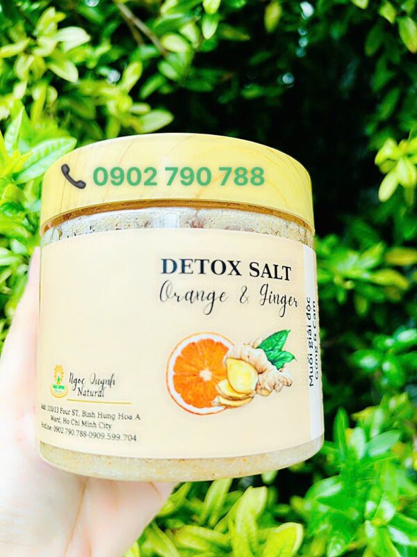 Muối cam gừng tẩy tế bào chết dành cho tóc và da đầu Aquacos - Ảnh 2