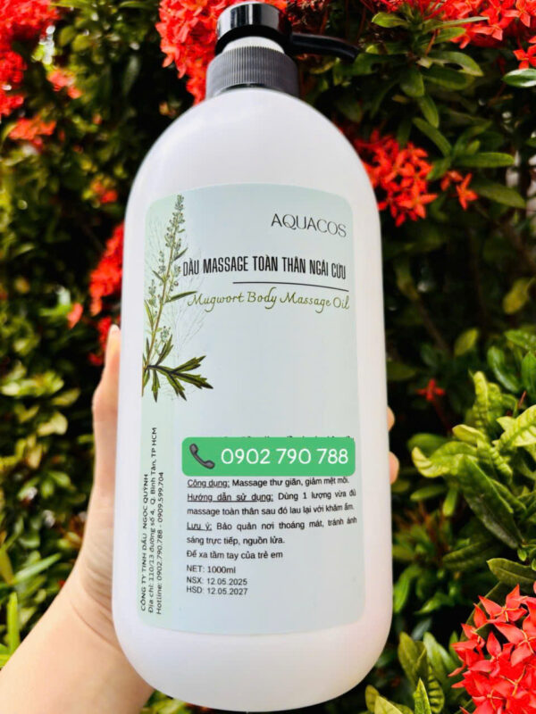 Dầu massage toàn thân ngải cứu