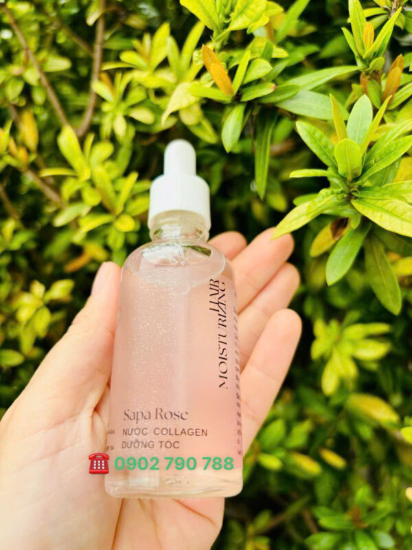Nước dưỡng tóc Collagen hoa hồng Sapa