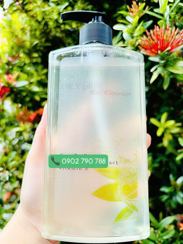 Sữa rửa mặt chăm sóc da mụn dạng Gel Aquacos