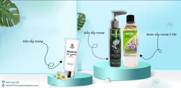Nước tẩy trang Cúc la mã Aquacos - Ảnh 2