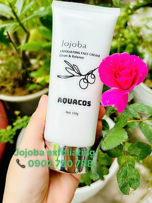 Kem tẩy tế bào chết hạt Jojoba Aquacos - Ảnh 2