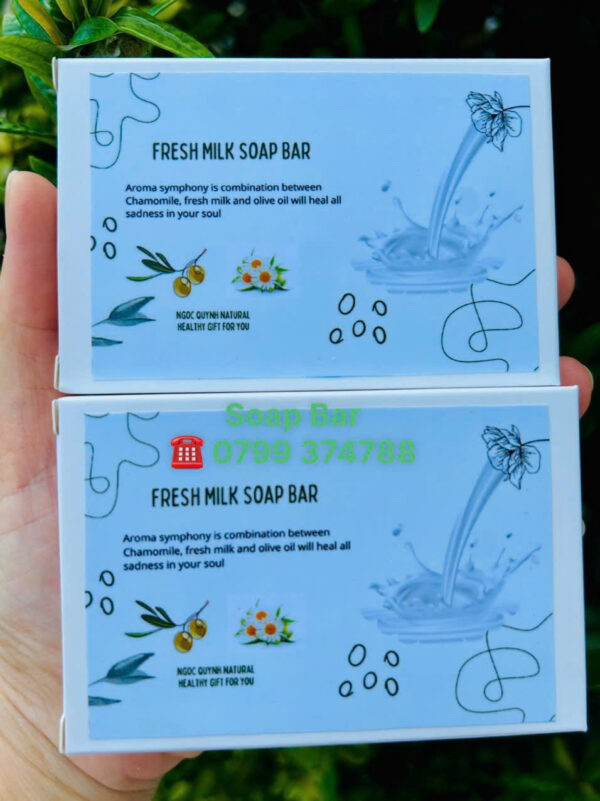 Xà phòng sữa tươi Aquacos - Ảnh 2