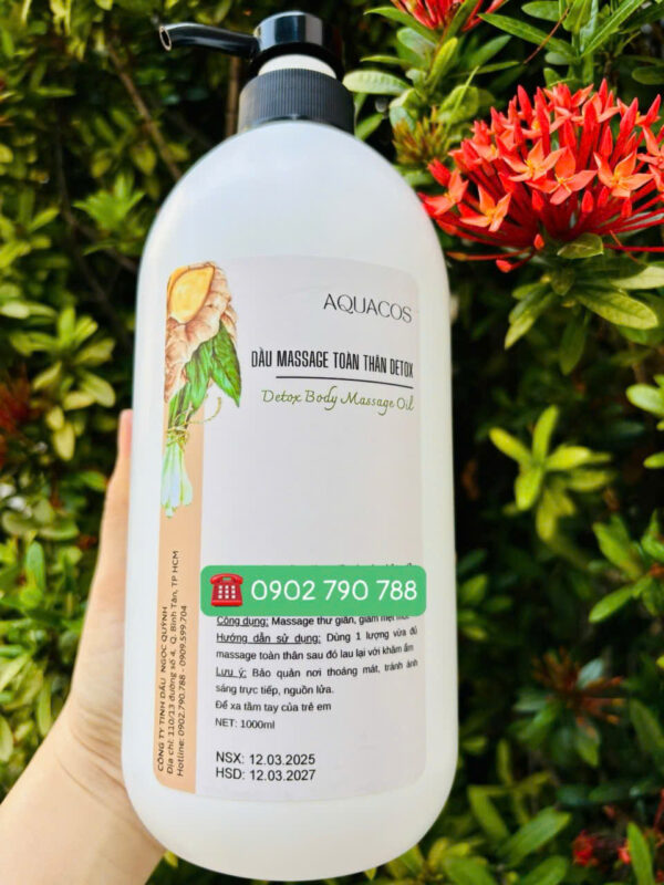 Dầu massage toàn thân Detox