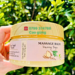 Cao gừng massage ấn huyệt cổ vai gáy