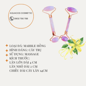 Đá marble hồng cây lăn