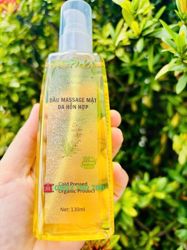 Dầu massage mặt chăm sóc da hỗn hợp