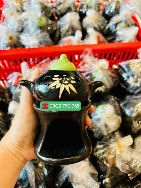 Đèn ấm dùng nến 02