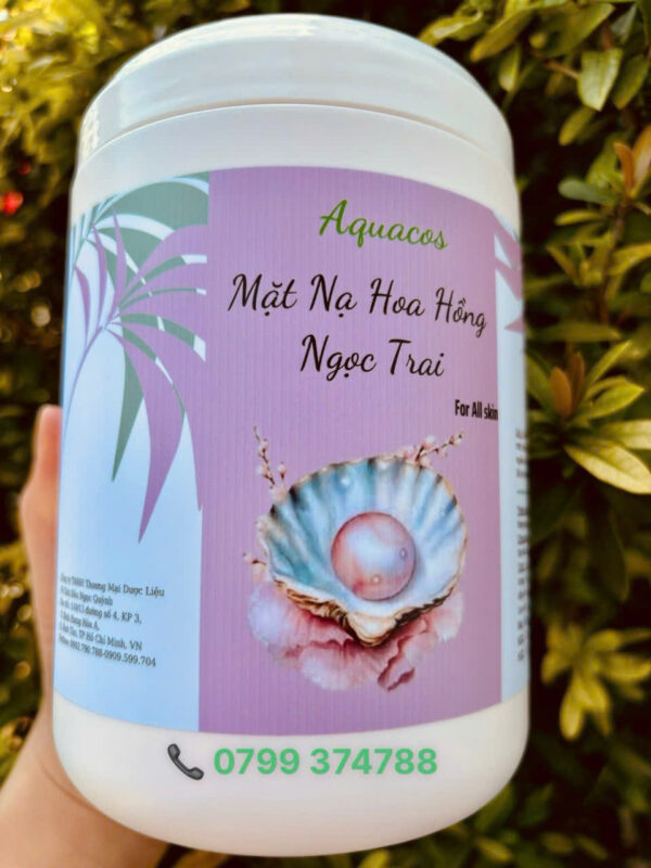 Mặt nạ ngọc trai hoa hồng - Ảnh 2