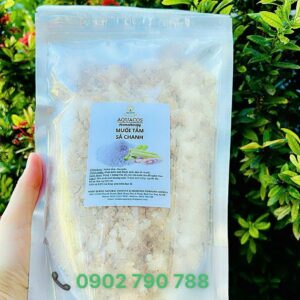 Muối trắng sả chanh ngâm chân