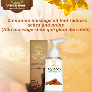 Dầu massage chân quế