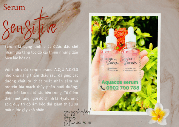Serum cấp ẩm sâu Aquacos - Ảnh 2