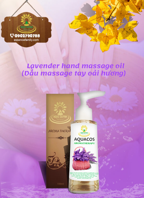 Dầu massage tay Lavender (Oải hương)