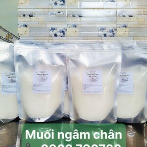 Muối oải hương ngâm chân