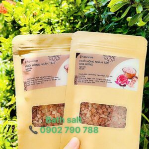 Muối hoa hồng ngâm tắm