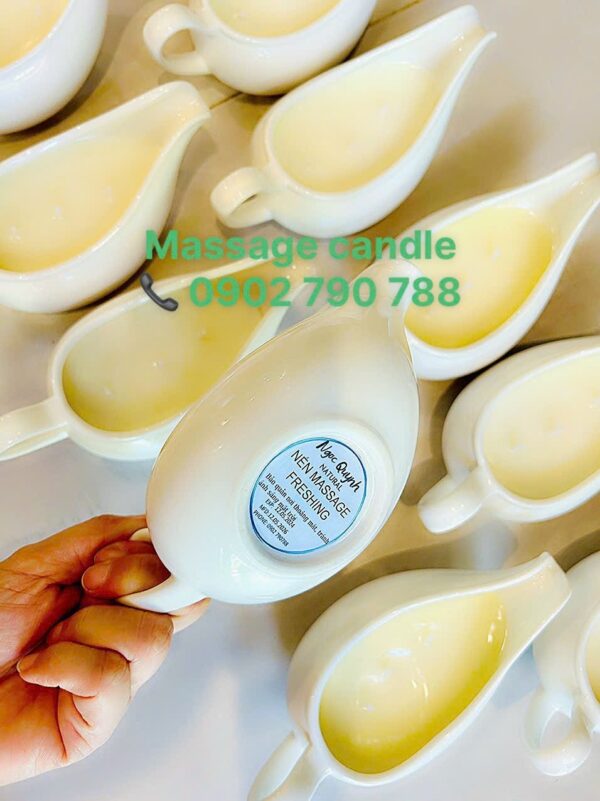 Nến massage gỗ cam