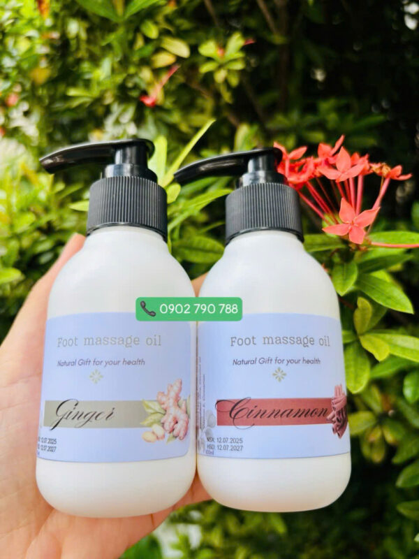 Dầu massage chân gừng - Ảnh 2
