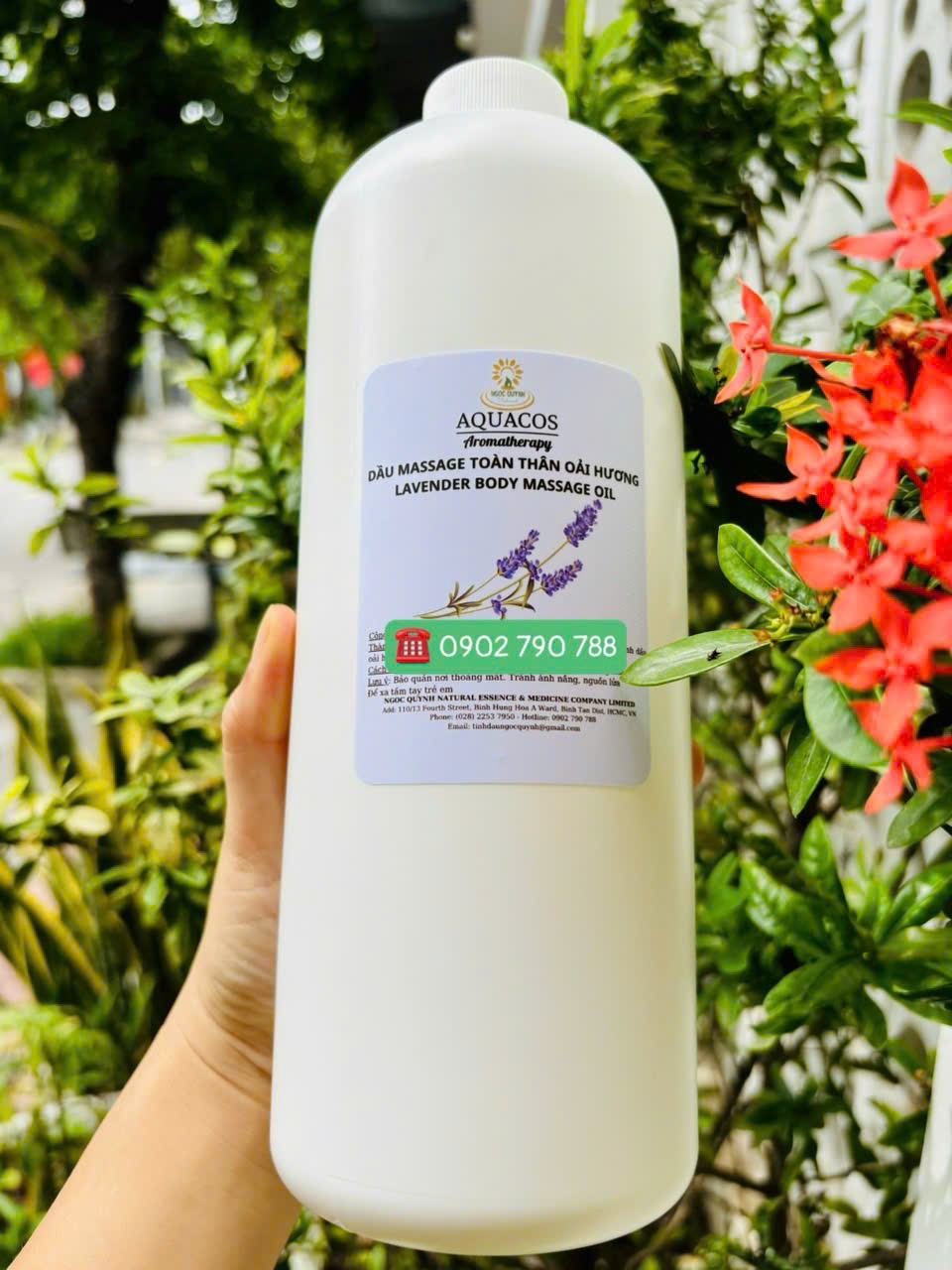 Dầu massage toàn thân Lavender (ECO)