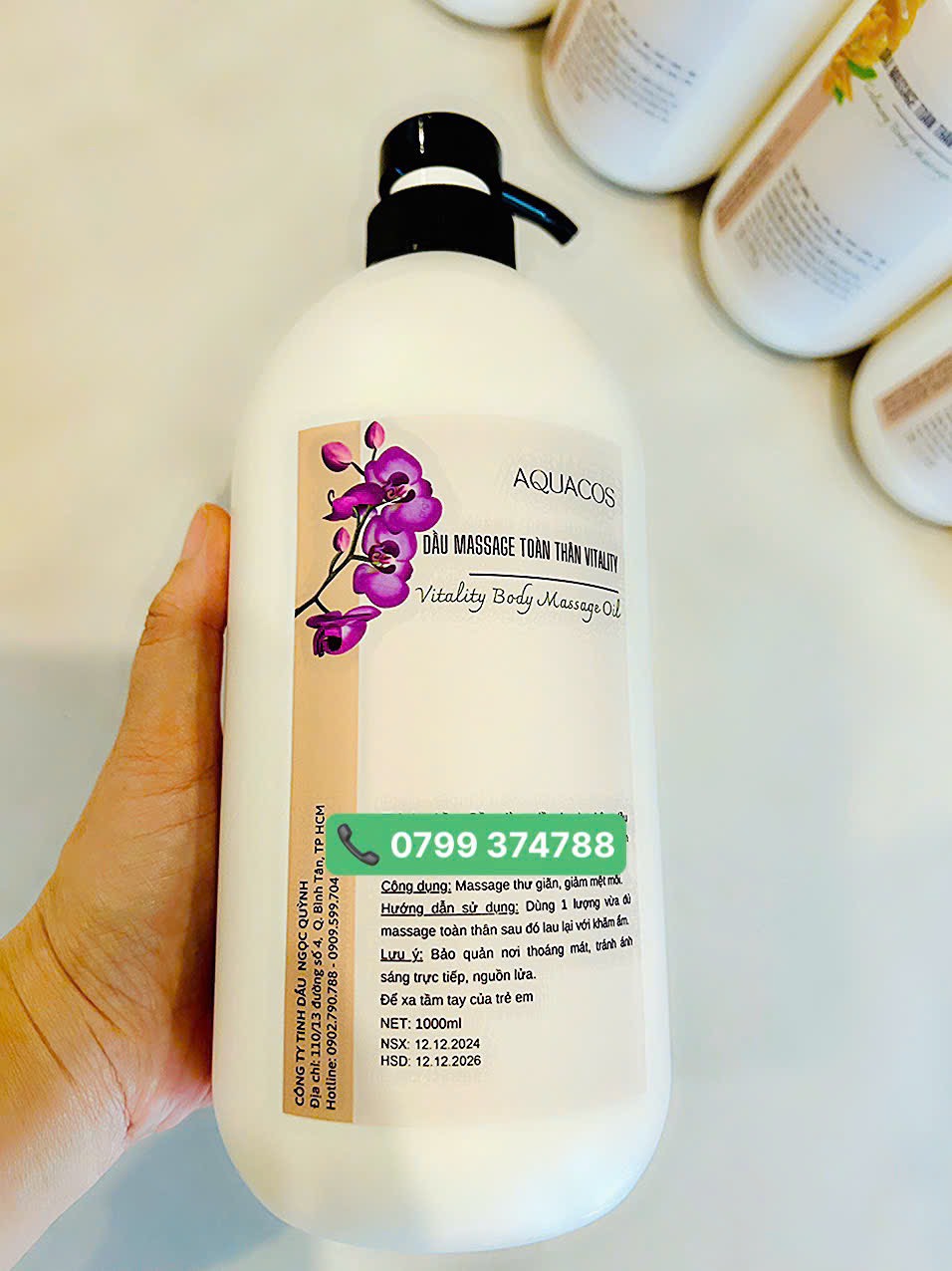 Dầu massage toàn thân Vitality - Ảnh 2