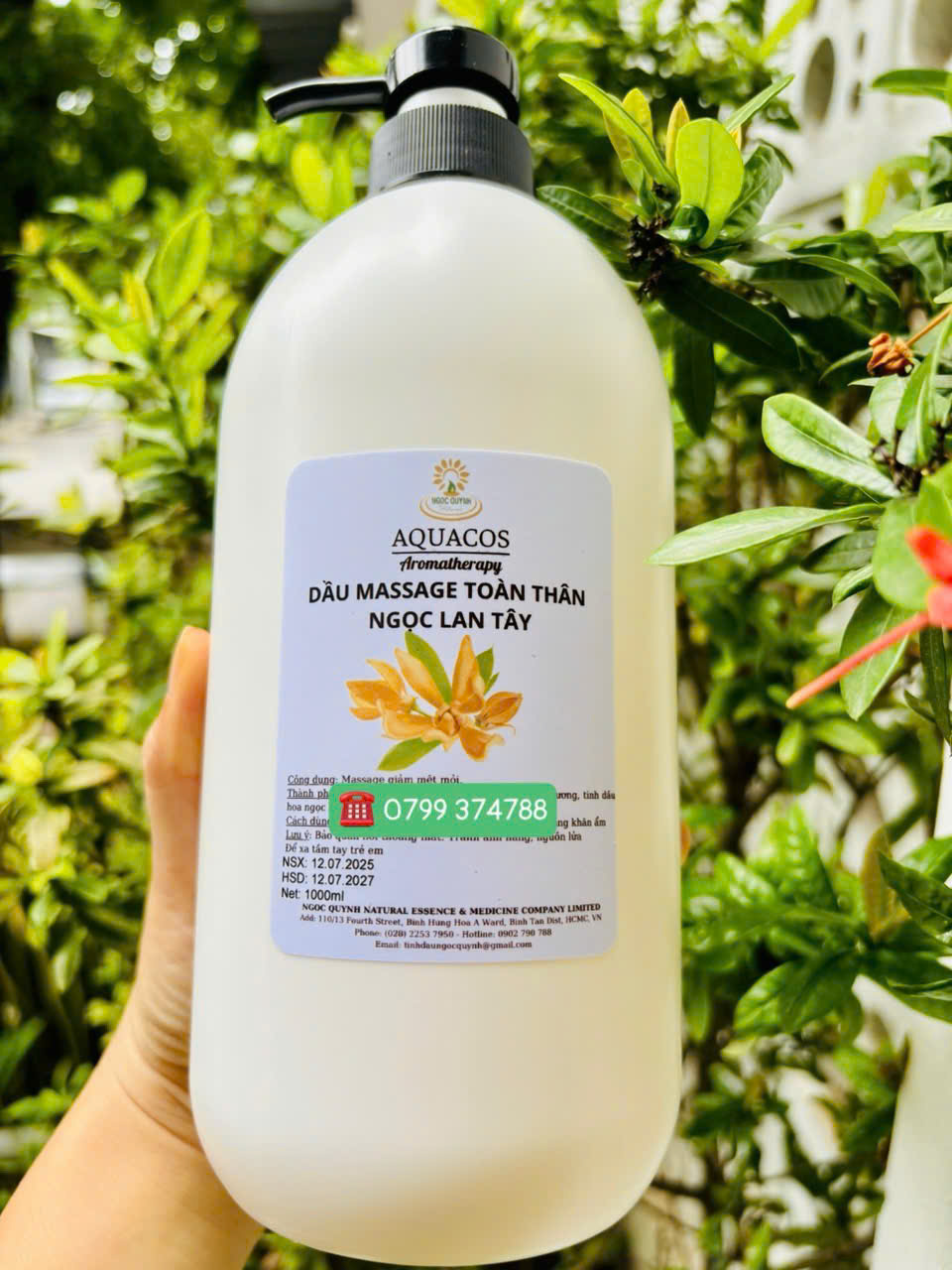 Dầu massage toàn thân Ngọc Lan Tây (Normal)