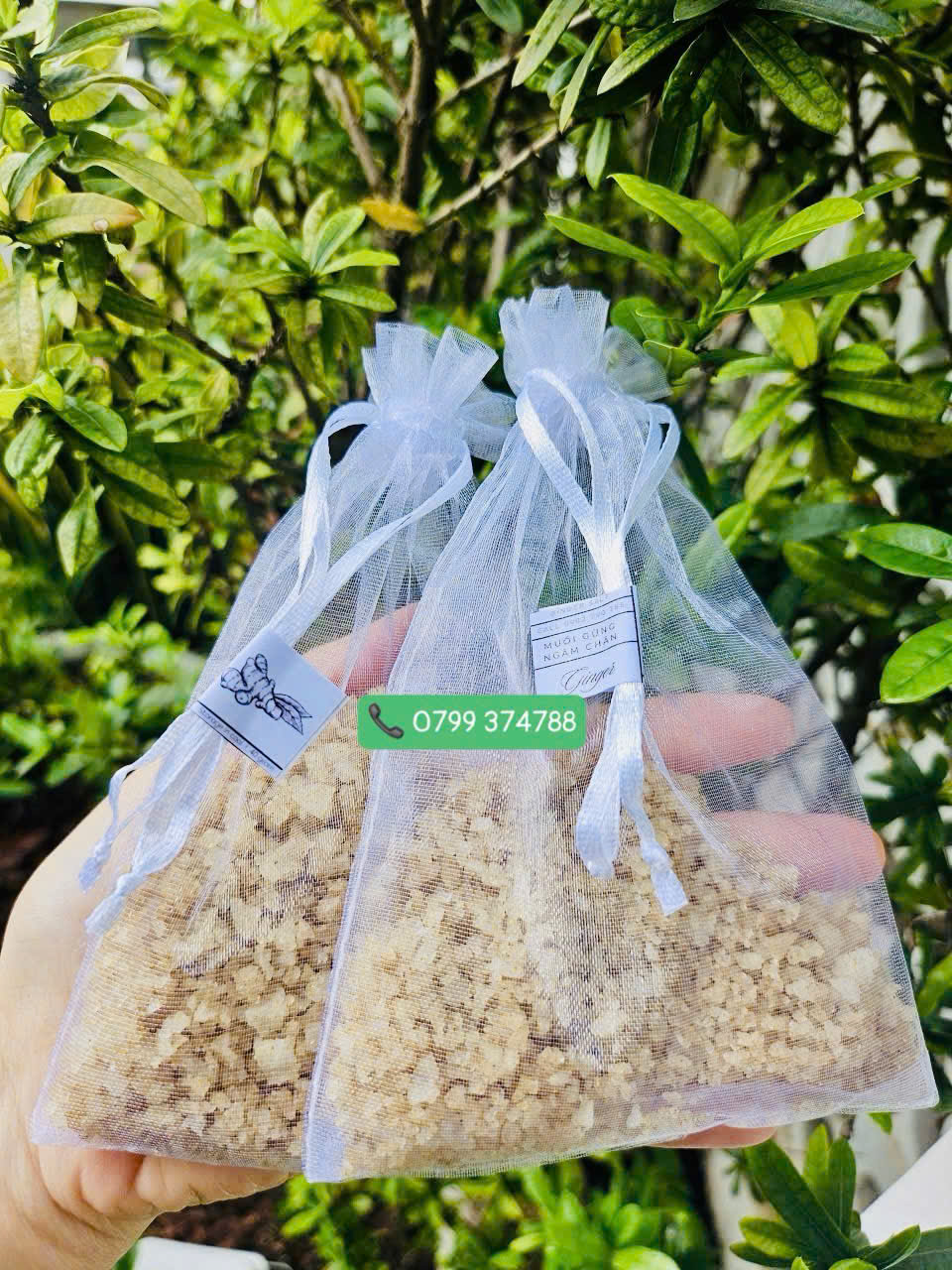 Muối ngâm tắm túi lọc