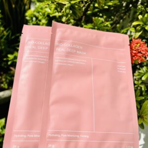 Mặt nạ collagen dạng thạch (Collagen real Deep pink mask)