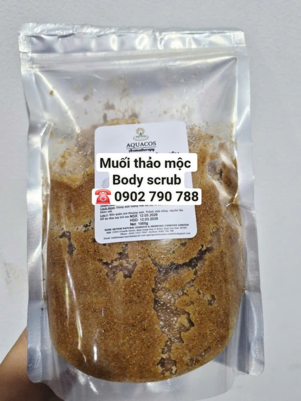 MUỐI THẢO MỘC TẨY TẾ BÀO CHẾT TOÀN THÂN (HERBS SALT SCRUB BODY)
